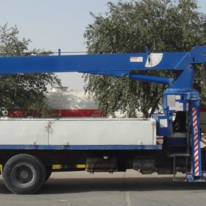 BOOM TRUCK WITH MAN BASKET